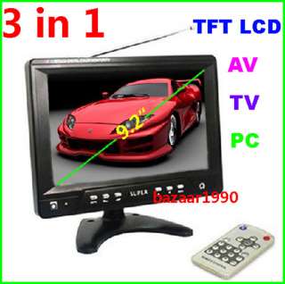 TFT LCD Color TV /Car Monitor with /PC Monitor  