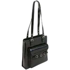   Black) Leather Vertical Ladies Laptop Tote Siamod Womens Briefcases