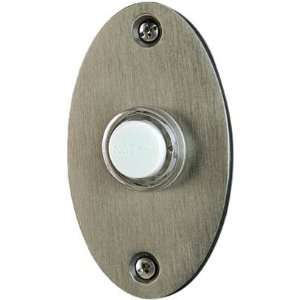 NuTone NB5575P Decorative Door Chime Push Button, Recess Mount, Pewter 