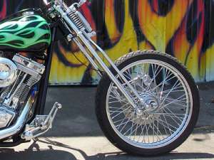 BELOW ARE PICTURES OF A CUSTOM CHOPPER BUILT WITH THIS KRAFT TECH 