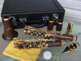 Rose Wood Bb Wooden Clarinet   24KGold Keys ★BRAND NEW★  