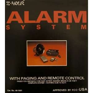   Hour Car Alarm System with Paging and Remote Control