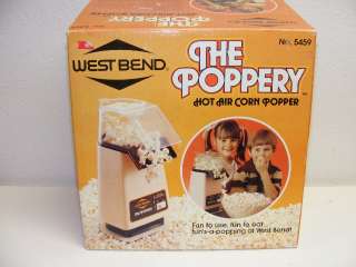   The Poppery Pop Corn Popper Coffee Roaster Hot Air In Box WOW  