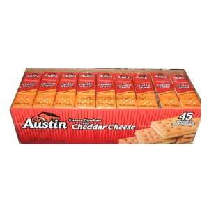 Austin Cheese Crackers with Cheddar Cheese Forty Five individually 
