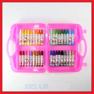 Sanrio Hello Kitty 36 Color Crayons Set   Art Coloring  