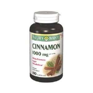  Natures Bounty Cinnamon Capsules 500mg 100 Health 