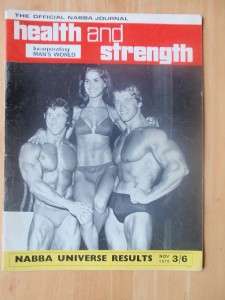 HEALTH and STRENGTH muscle mag/Arnold/Frank Zane 11 70  