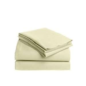  CHARTER CLUB King Solid Cotton Sheet Set, Light Tan 