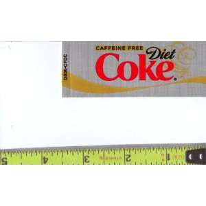   Coke LOGO Soda Vending Machine Flavor Strip, Label Card, Not a Sticker