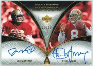 Up for bids is a 2009 Upper Deck Exquisite Combo Signatures