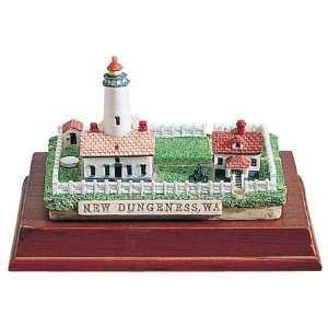  Lighthouse   Dungeness, Wa   Collectible Statue Figurine 