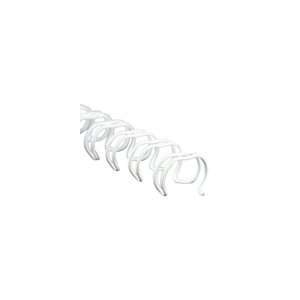  1/4 White Spiral O 19 Loop Wire Binding Combs   210pk 