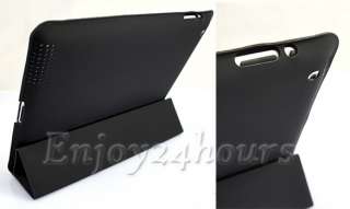 Slim Leather Cover W/ Back Stand Case For Apple iPad 2  