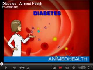   Animated Video/Diabetes VIideo en Dibujos Animados 076783016996  