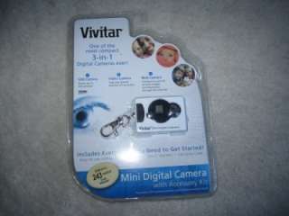 New Vivitar 3 in 1 Mini Digital Camera + Accessories  