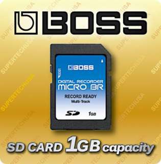 Boss Micro BR 1GB SD Memory Digital Recorder Card 1G  