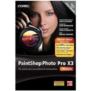  New Corel Corporation Paintshop Photo Pro X3 Ultimate Mini 