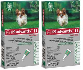 K9 ADVANTIX II Dog Flea & Tick 0 10 lbs Green 12 Month  