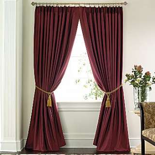  Supreme Pinch Pleat Drapes Curtains New Orleans Red 150x84 