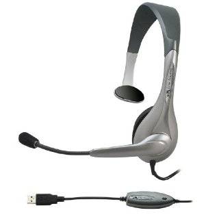 Cyber Acoustics AC 840 Internet Communication USB Mono Headset by 