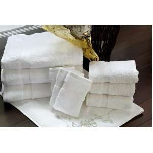 Inter Collection White Bath Sheet Towel 35in x 70in 100% Plush Combed 