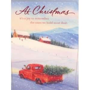  Christian Christmas Cards Old RED Truck with Christmas 