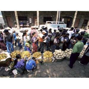 Market Day, Santiago De Atitlan, Guatemala, Central America Premium 