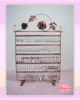   Rose Metal Earring Stand~Organizer~Holder Jewelry Display  