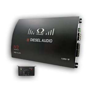   New 1000W RMS 4 Channel Amp Diesel Audio NSH 4.250 NR