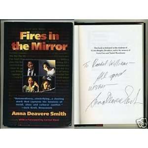  Anna Deavere Smith Fires In The Mirror Signed Rare Book 