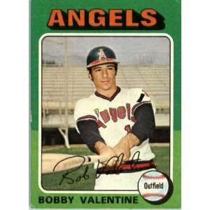  1975 Topps #215 Bobby Valentine California Angels Baseball 
