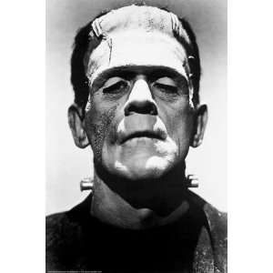  Frankenstein Movie (Boris Karloff, Close Up) Framed Poster 