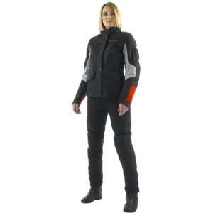  DAINESE CLAUDIA D DRY® WOMENS JACKET BLACK/HIGH RISE/RED 