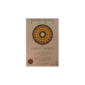 David Byrne   Live At Union Chapel   Poster 25x37