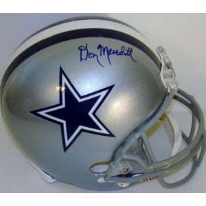Don Meredith Autographed Helmet   Replica   Autographed NFL Helmets 
