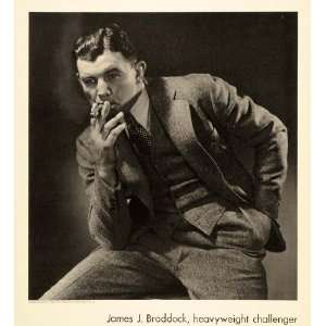  1935 James J. Braddock Boxer Edward Steichen Portrait 