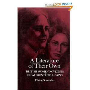   Women Novelists From Bronte to Lessing Elaine Showalter Books
