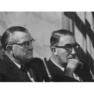  Sen. John C. Stennis and Sen. Estes Kefauver at Johnson 