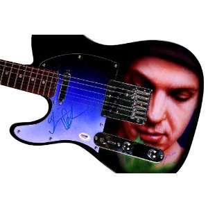 Gavin DeGraw Autographed Signed Airbrush Guitar & Proof PSA