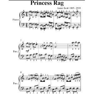    Princess Rag James Scott Easy Piano Sheet Music James Scott Books