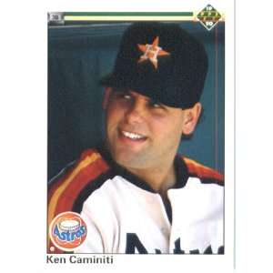  1990 Upper Deck # 122 Ken Caminiti Houston Astros Baseball 