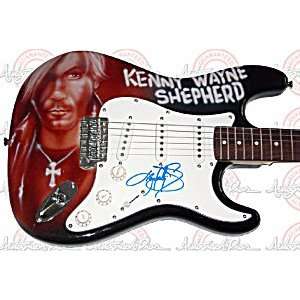  KENNY WAYNE SHEPHERD Signed AIRBRUSH Guitar PSA/DNA 