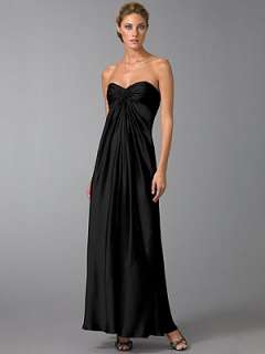 Laundry by Shelli Segal   Strapless Charmeuse Gown    