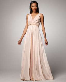Empire Waist Beaded Gown  Neiman Marcus