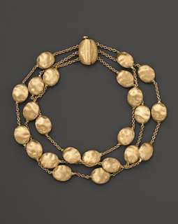 Marco Bicego Siviglia Collection Triple Strand Gold Bracelet 