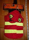 NEW Pet Costume DOG Halloween Firefighter Outfit XXS Extra Extra Small 