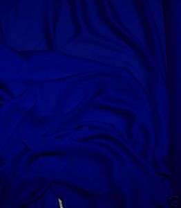 DOUBLE GEORGETTE FABRIC ROYAL BLUE SEMI SHEER BTY  