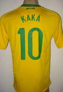 2010/2011 BRAZIL HOME SOCCER JERSEY KAKA #10  