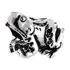 PUGSTER CUTE FROG SILVER TONE CHARM BEAD FOR BRACELET Z05  