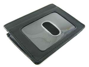 Dopp Mens Regatta Collection Black Front Pocket Wallet  